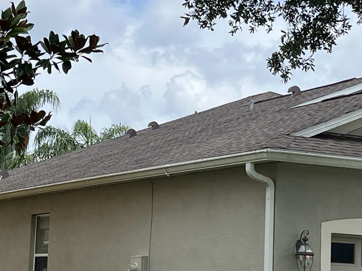 Architectural shingle roof with roof vents in Lake Pickett, FL by One World Roofing LLC
